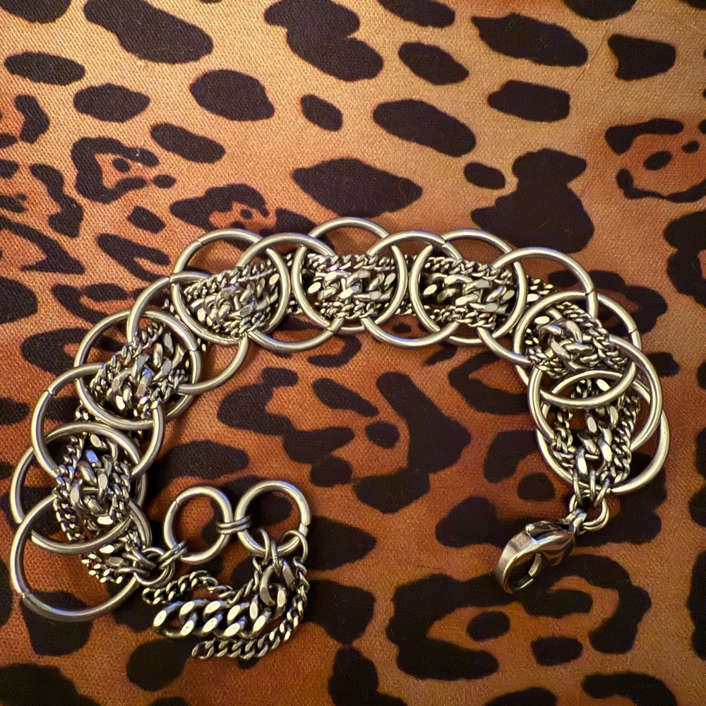Elegant Silver Chain Bracelet